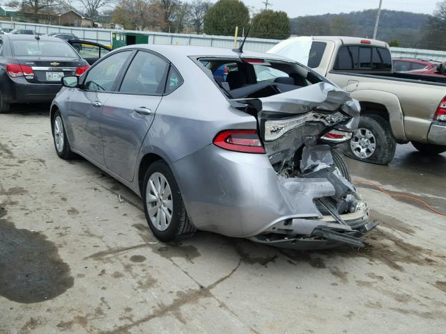 1C3CDFDH9FD182291 - 2015 DODGE DART SE AE SILVER photo 3