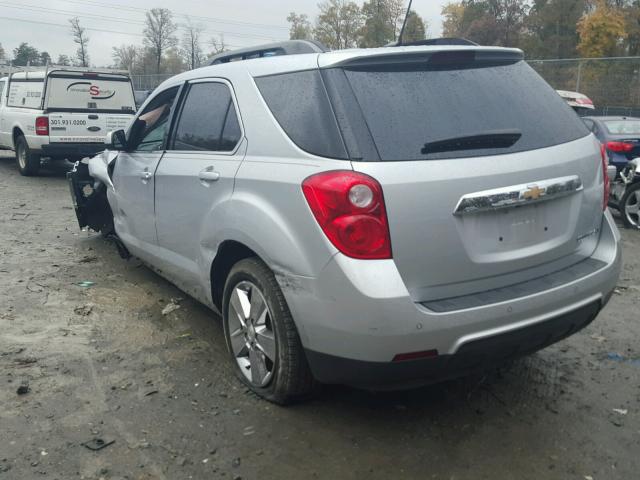 2GNALCEK8E6226333 - 2014 CHEVROLET EQUINOX LT SILVER photo 3