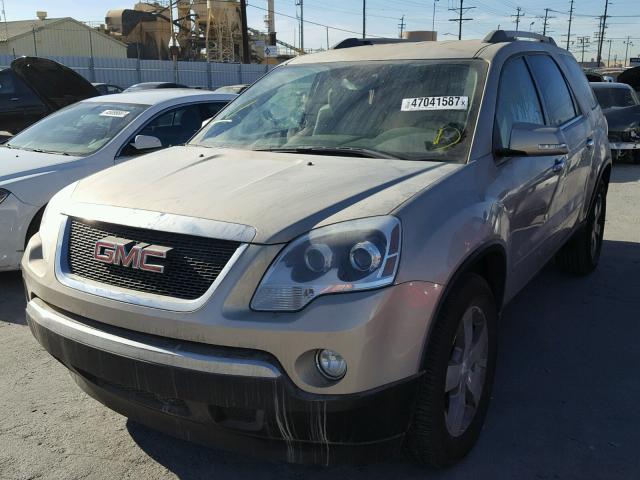 1GKKRSED5BJ197402 - 2011 GMC ACADIA SLT ოქროსფერი ფოტო 2