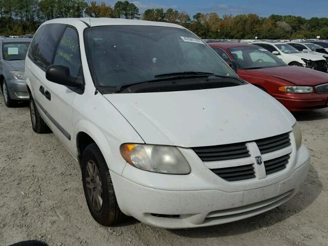 1D4GP24E06B698282 - 2006 DODGE GRAND CARA WHITE photo 1