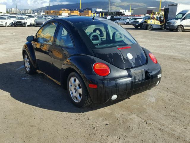 3VWCK21C32M440643 - 2002 VOLKSWAGEN NEW BEETLE 黑色 照片 3