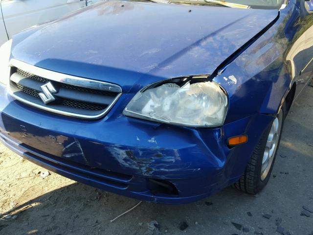 KL5JD56Z36K323246 - 2006 SUZUKI FORENZA BLUE photo 9