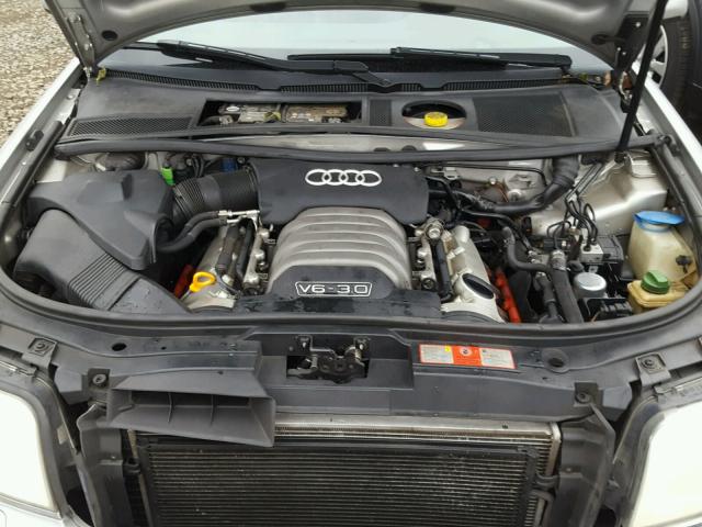 WAULT64BX2N124038 - 2002 AUDI A6 3.0 QUA GRAY photo 7