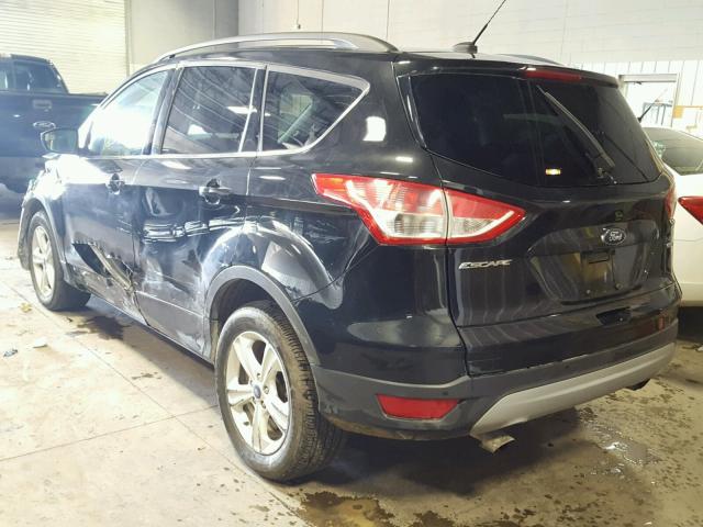 1FMCU9GX1EUA45386 - 2014 FORD ESCAPE SE BLACK photo 3