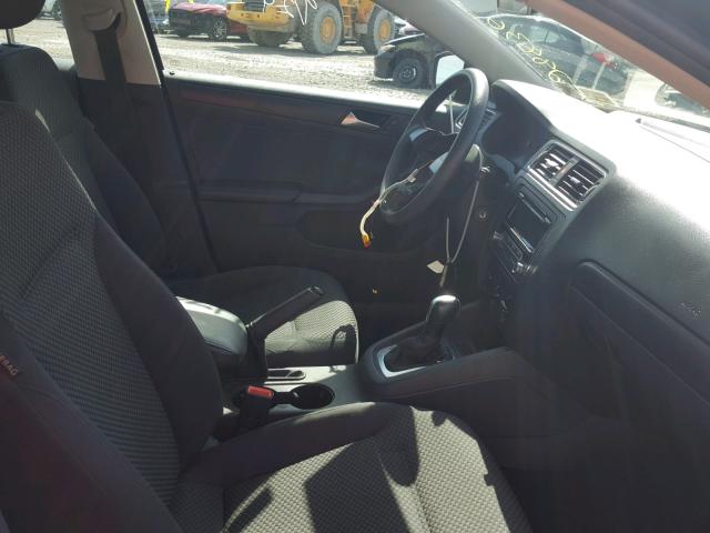 3VW2K7AJ0EM327552 - 2014 VOLKSWAGEN JETTA BASE BLUE photo 5