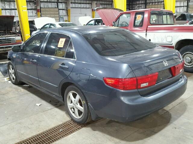 1HGCM56735A070355 - 2005 HONDA ACCORD EX GRAY photo 3