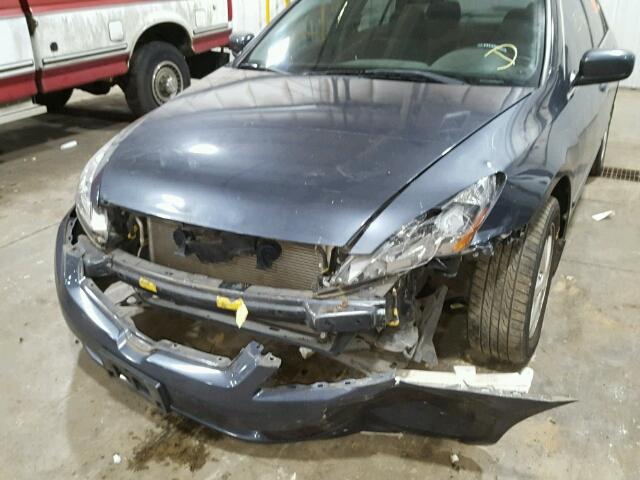 1HGCM56735A070355 - 2005 HONDA ACCORD EX GRAY photo 9