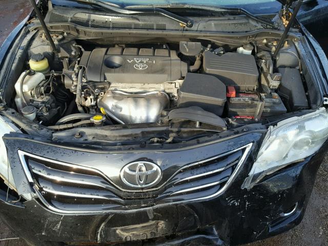 4T4BF3EK8AR036484 - 2010 TOYOTA CAMRY BASE BLACK photo 7