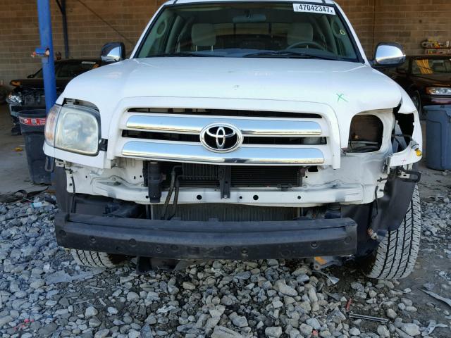 5TBRU34156S464500 - 2006 TOYOTA TUNDRA ACC WHITE photo 9