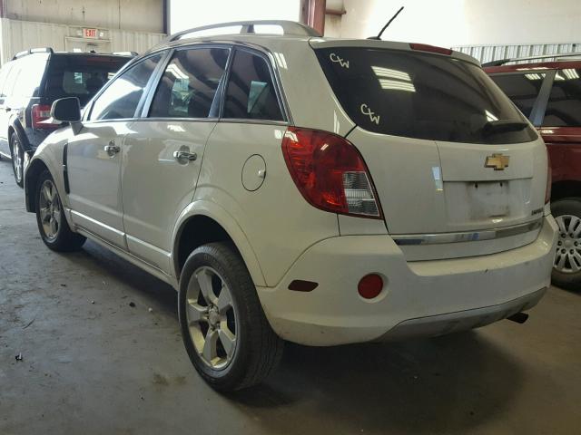 3GNAL3EK5ES617344 - 2014 CHEVROLET CAPTIVA LT WHITE photo 3