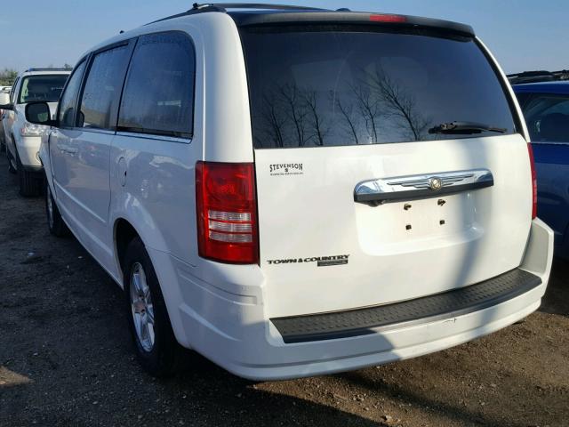 2A8HR54P98R713888 - 2008 CHRYSLER TOWN & COU WHITE photo 3