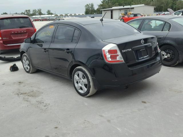 3N1AB61EX8L760627 - 2008 NISSAN SENTRA 2.0 BLACK photo 3