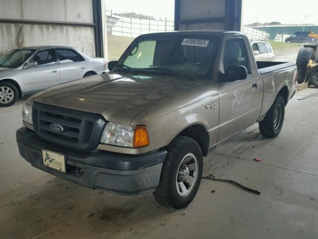 1FTYR10UX4PA47356 - 2004 FORD RANGER GOLD photo 2