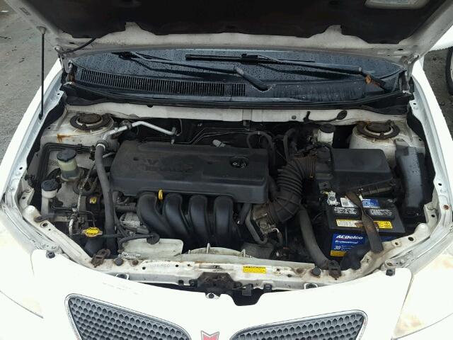 5Y2SL65867Z434205 - 2007 PONTIAC VIBE WHITE photo 7