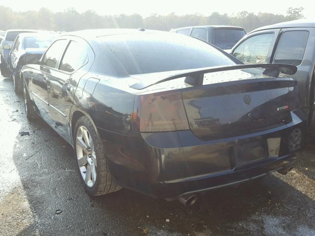 2B3KA73W17H728934 - 2007 DODGE CHARGER SR BLACK photo 3