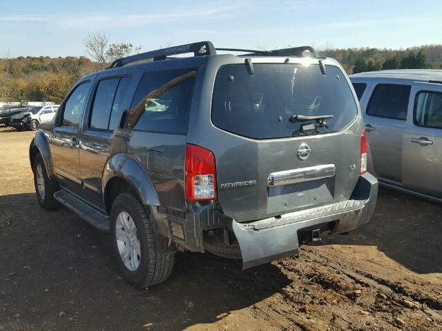 5N1AR18W26C630470 - 2006 NISSAN PATHFINDER SILVER photo 3