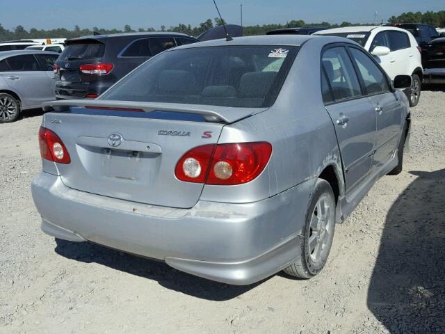 1NXBR32E66Z634032 - 2006 TOYOTA COROLLA CE SILVER photo 4