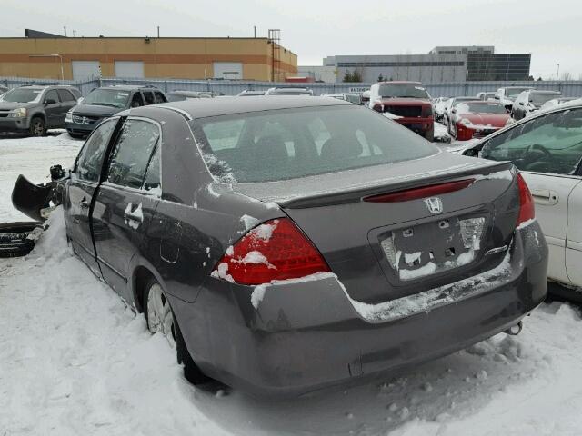 1HGCM56886A804451 - 2006 HONDA ACCORD EX GRAY photo 3