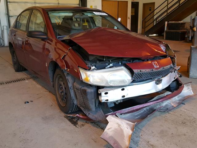 1G8AJ52F24Z158111 - 2004 SATURN ION LEVEL RED photo 1