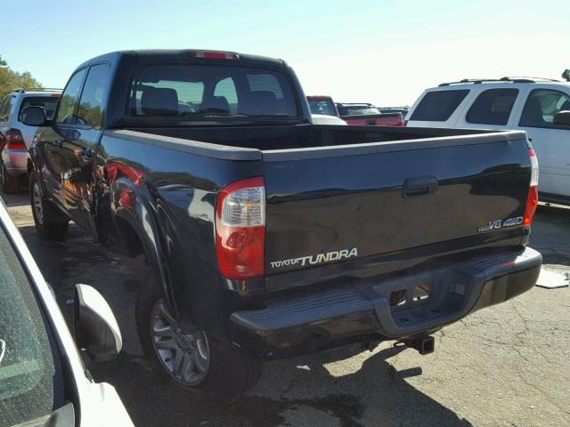 5TBDT48145S499783 - 2005 TOYOTA TUNDRA DOU BLACK photo 3