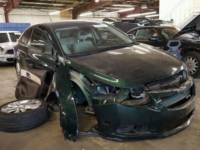 1G1PG5SB3E7148303 - 2014 CHEVROLET CRUZE LTZ GREEN photo 1