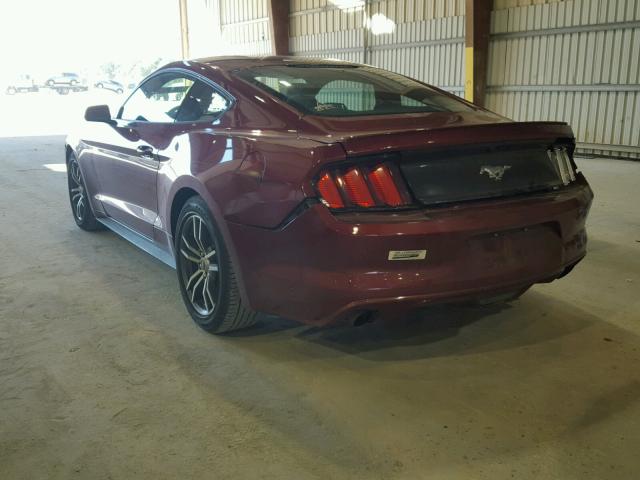 1FA6P8TH6H5289590 - 2017 FORD MUSTANG RED photo 3