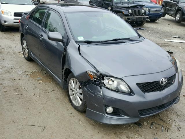 2T1BU4EE3AC269139 - 2010 TOYOTA COROLLA BA GRAY photo 1