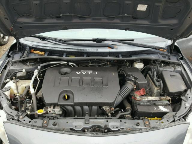 2T1BU4EE3AC269139 - 2010 TOYOTA COROLLA BA GRAY photo 7