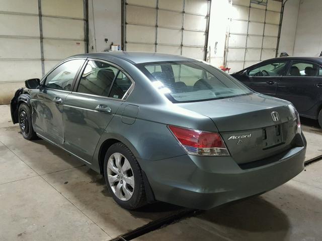 1HGCP26719A162138 - 2009 HONDA ACCORD EX GREEN photo 3