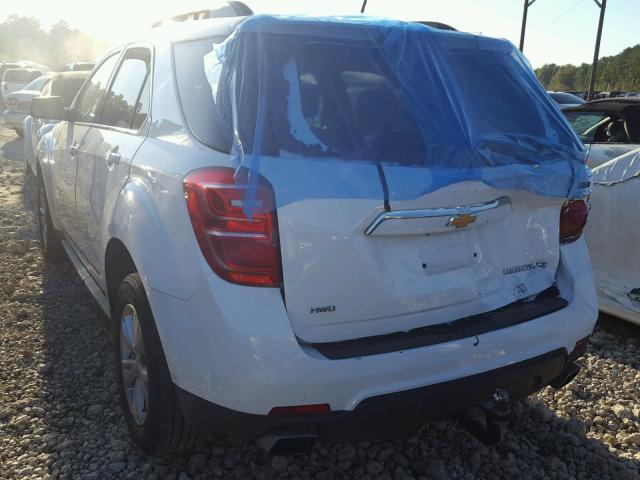 2GNFLFE31G6220764 - 2016 CHEVROLET EQUINOX LT WHITE photo 3