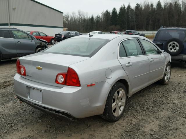 1G1ZB5E16BF252120 - 2011 CHEVROLET MALIBU LS ნაცრისფერი ფოტო 4
