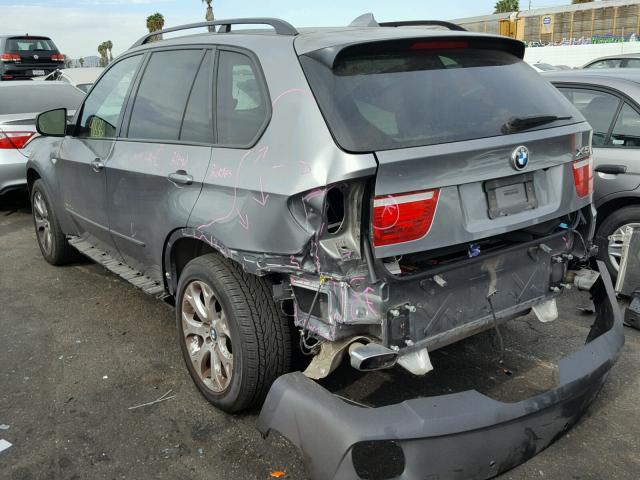 5UXFE83509L169107 - 2009 BMW X5 XDRIVE4 GRAY photo 3