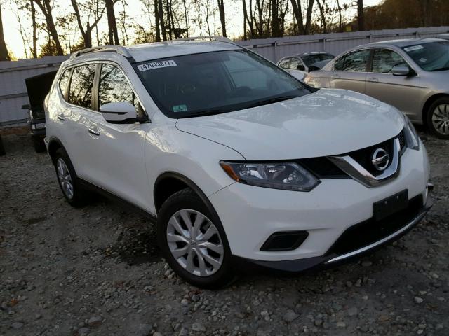 KNMAT2MV7GP655495 - 2016 NISSAN ROGUE S WHITE photo 1