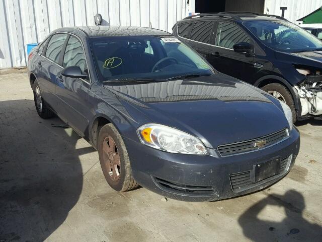 2G1WT58N881214452 - 2008 CHEVROLET IMPALA LT BLUE photo 1