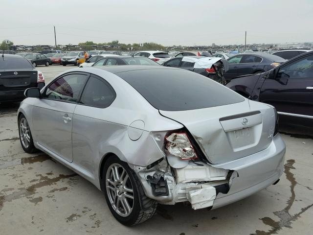 JTKDE177870197885 - 2007 TOYOTA SCION TC SILVER photo 3