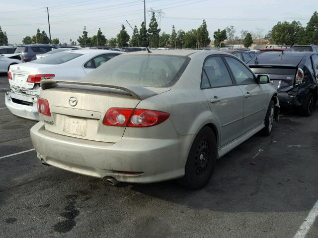 1YVHP80D855M16088 - 2005 MAZDA 6 S TAN photo 4