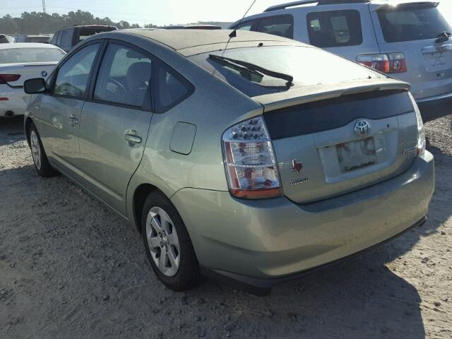 JTDKB20U367508884 - 2006 TOYOTA PRIUS GREEN photo 3