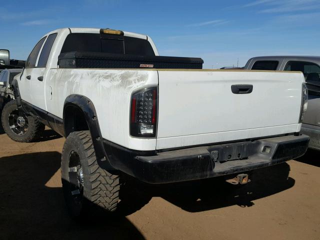 3D7MX38C37G748976 - 2007 DODGE RAM 3500 S WHITE photo 3