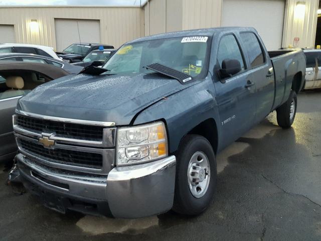 1GCHC23K08F214322 - 2008 CHEVROLET SILVERADO TEAL photo 2