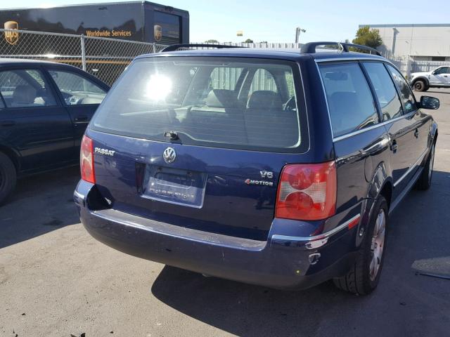 WVWYH63B02E208297 - 2002 VOLKSWAGEN PASSAT GLX 蓝色 照片 4