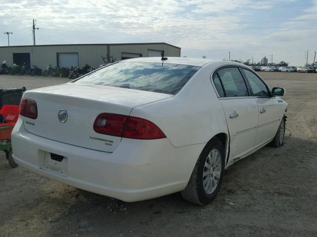 1G4HP57297U206483 - 2007 BUICK LUCERNE CX WHITE photo 4