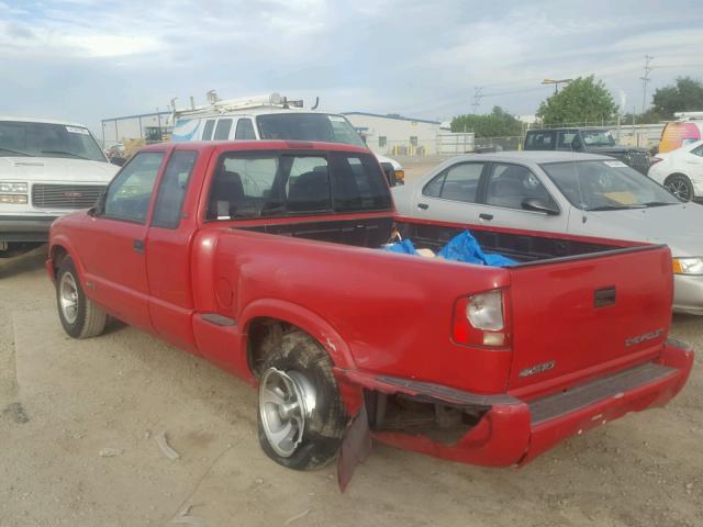 1GCCS1943W8202439 - 1998 CHEVROLET S TRUCK S1 RED photo 3