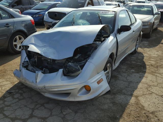 1G2JB124027104670 - 2002 PONTIAC SUNFIRE SE SILVER photo 2