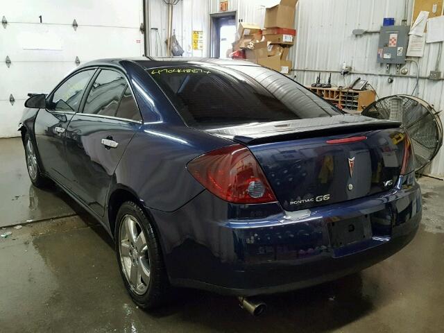 1G2ZG57N984283637 - 2008 PONTIAC G6 BASE BLUE photo 3