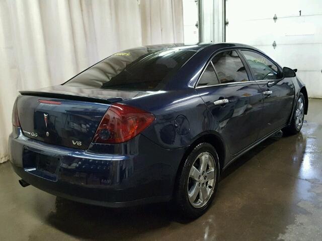 1G2ZG57N984283637 - 2008 PONTIAC G6 BASE BLUE photo 4