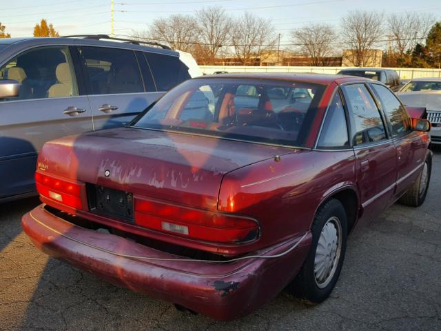 2G4WB52L9S1484665 - 1995 BUICK REGAL CUST RED photo 4