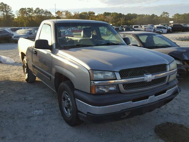 1GCEC14X93Z143152 - 2003 CHEVROLET SILVERADO GRAY photo 1