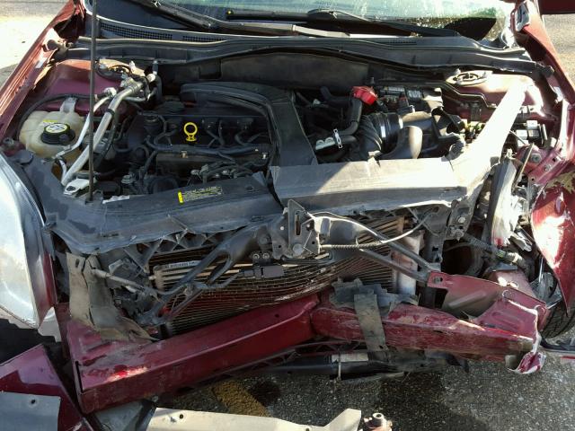 3FAHP07ZX7R164729 - 2007 FORD FUSION SE BURGUNDY photo 7