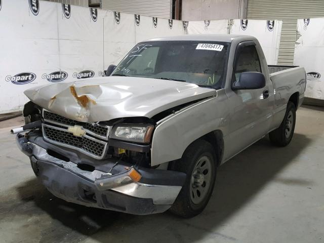 3GCEC14X76G158818 - 2006 CHEVROLET SILVERADO BEIGE photo 2