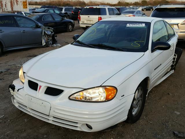 1G2NF12E12C112668 - 2002 PONTIAC GRAND AM S WHITE photo 2